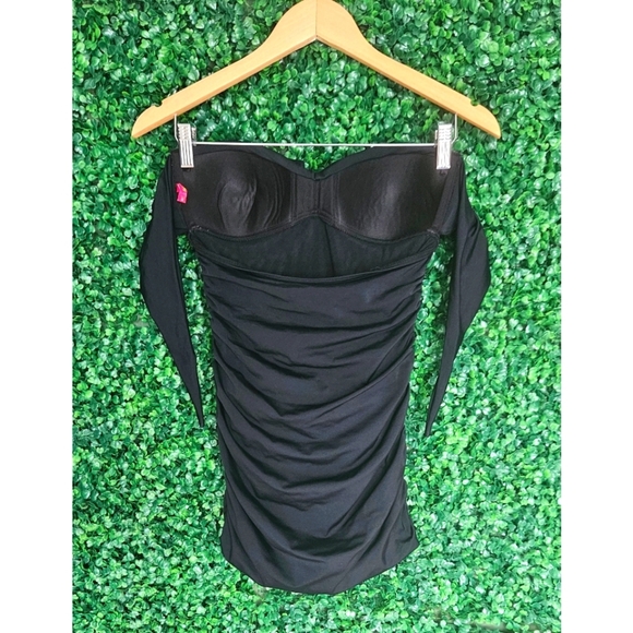 Charlotte Russe Strappless one piece - Picture 3 of 5